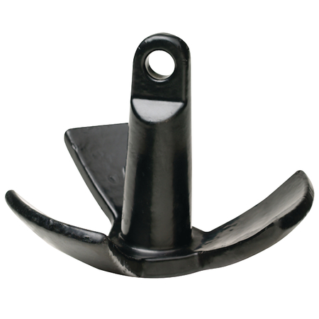 SEACHOICE Black Vinyl Coated River Anchor, 20 lbs. 41520